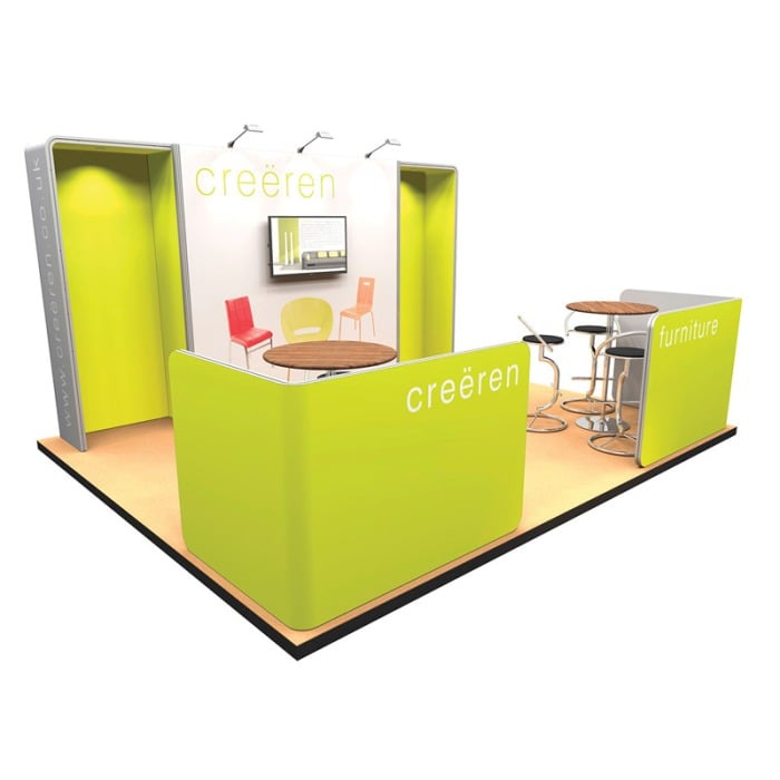 Modern Modular Stand - 4x4m