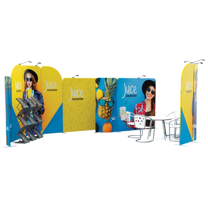 Modulate™ Pop Up Tension Fabric Display