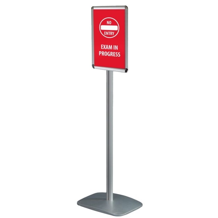 No Entry Exams in Progress A4 Freestanding Sign Holder

