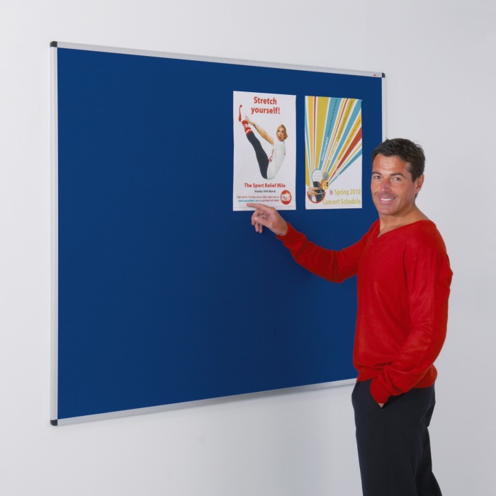 Felt notice board