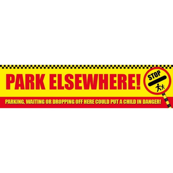 Park Elsewhere banner for schools