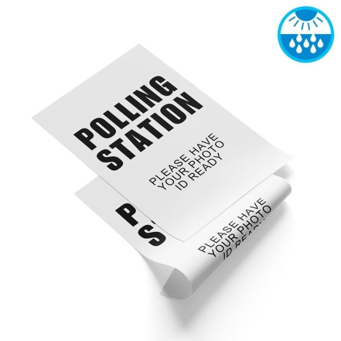 Polling Station Outdoor Poster