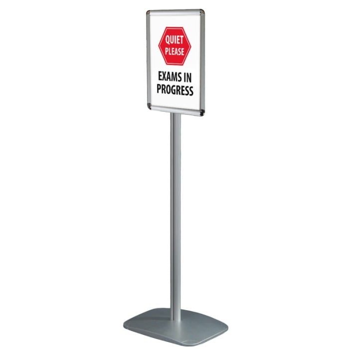 Quiet Please Exams in Progress A4 Freestanding Sign Holder

