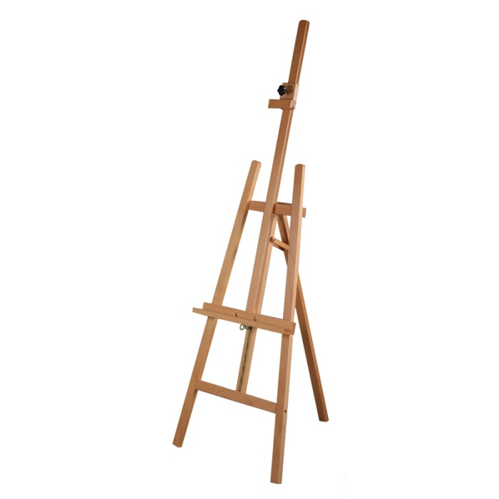 Beech wood folding retail easel