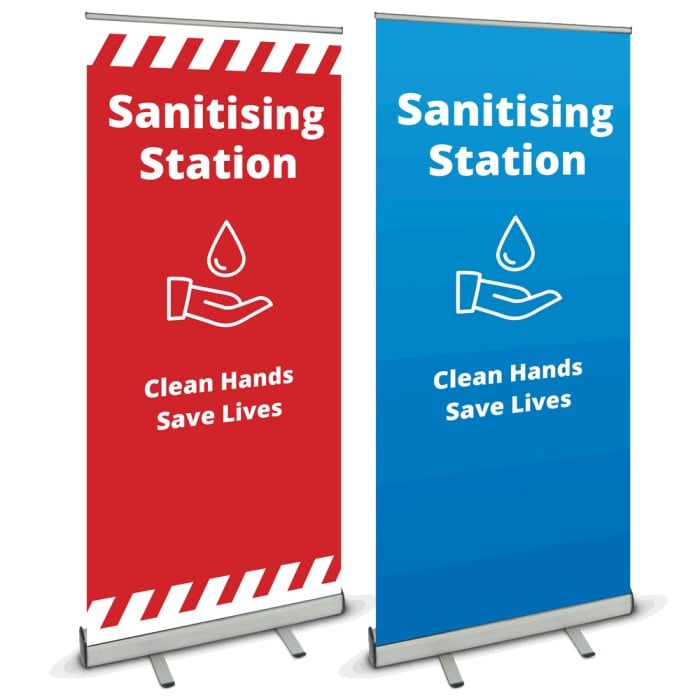 Sanitisation Station Banner