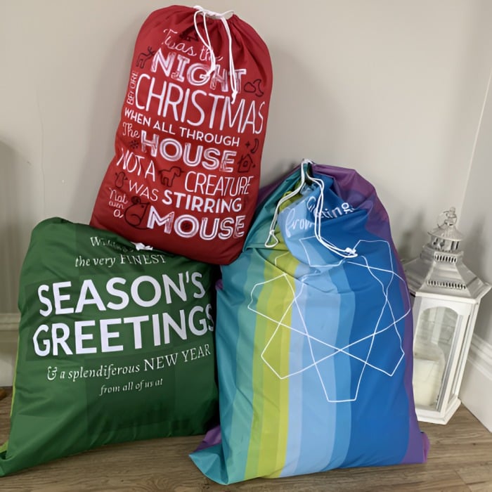 Custom Printed Xmas Santa Sacks