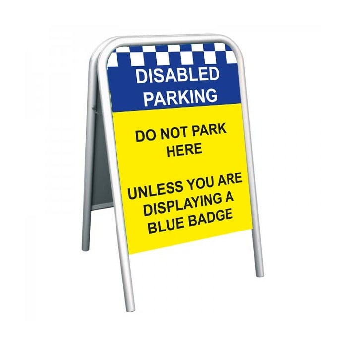 School Pavement Sign - Disabled Parking