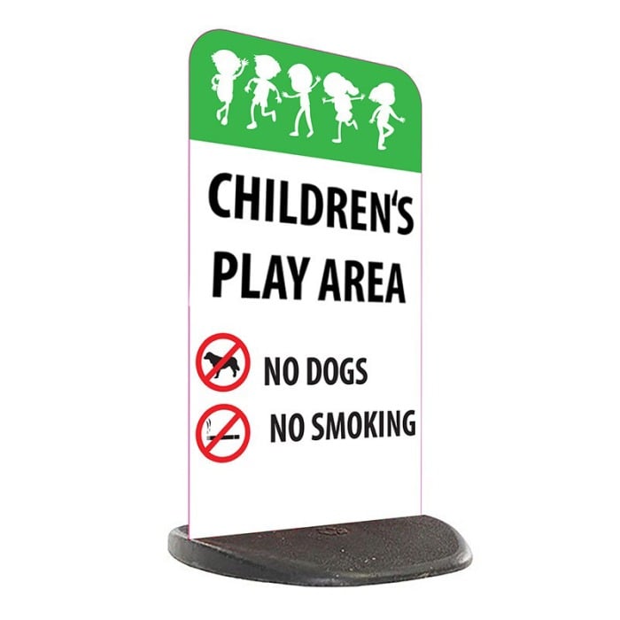 School play area sign