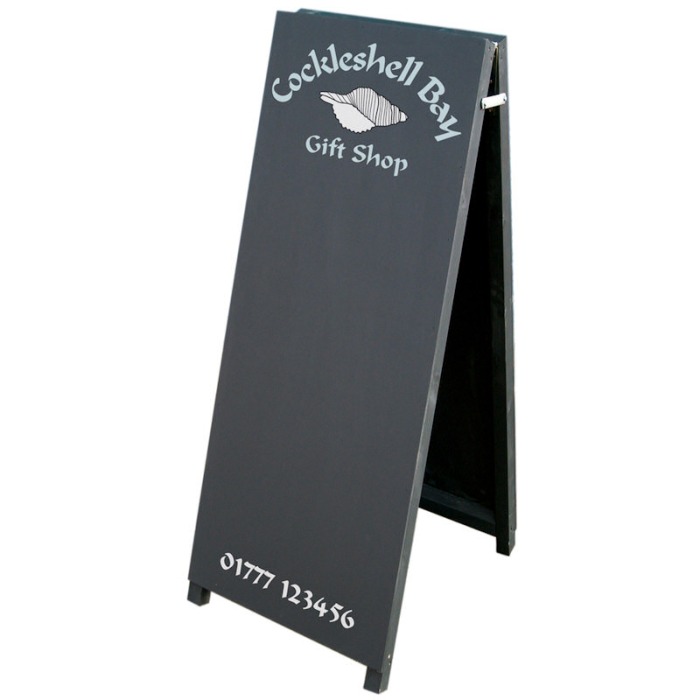 Tall A-Frame Chalk Pavement Sign