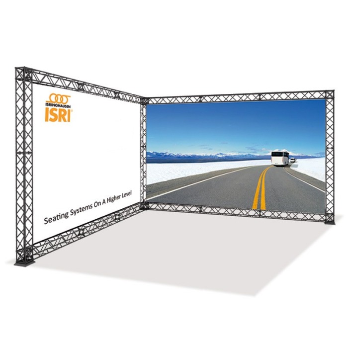 L Shaped Trade Show Display