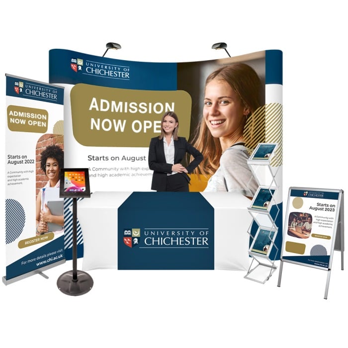 University and School Open Day exhibit kit