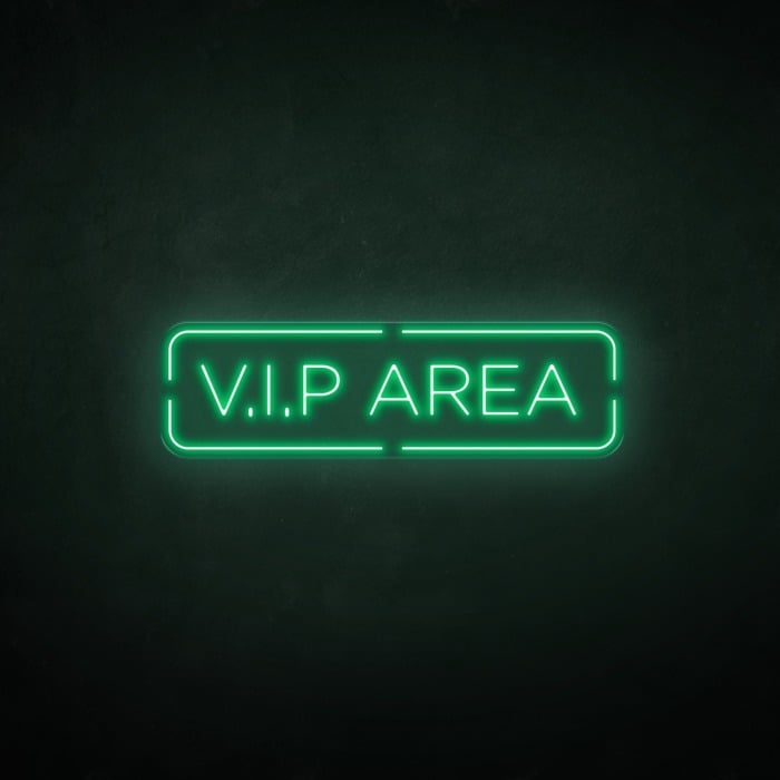 VIP Area Neon Signage