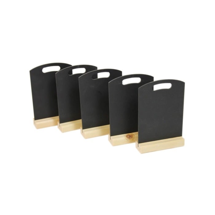 Bundle of 5 A6 chalkboards