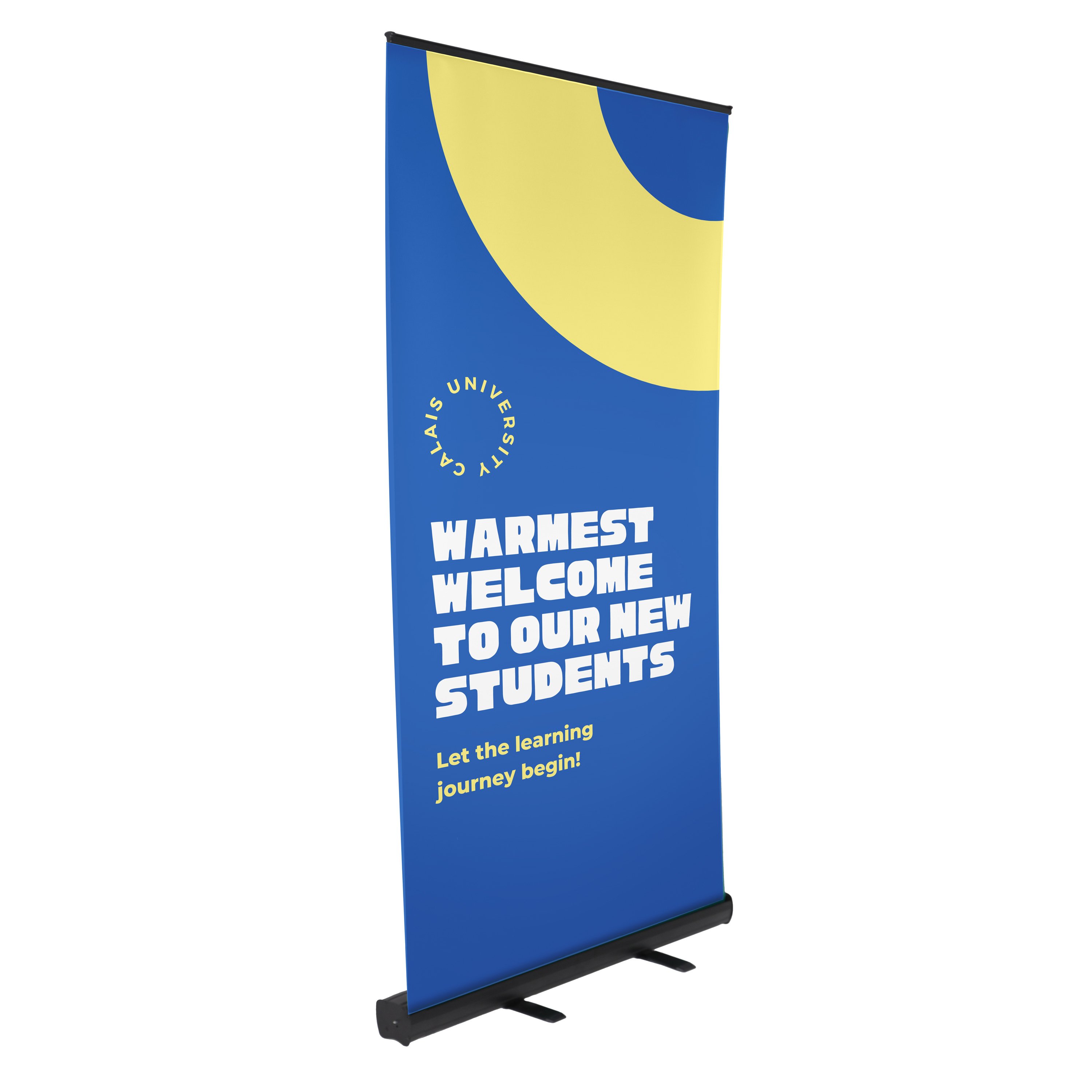 Black Roller Banner Stand - 2 Widths