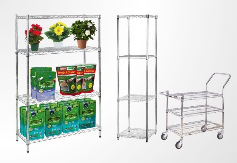 Chrome Wire Shelving