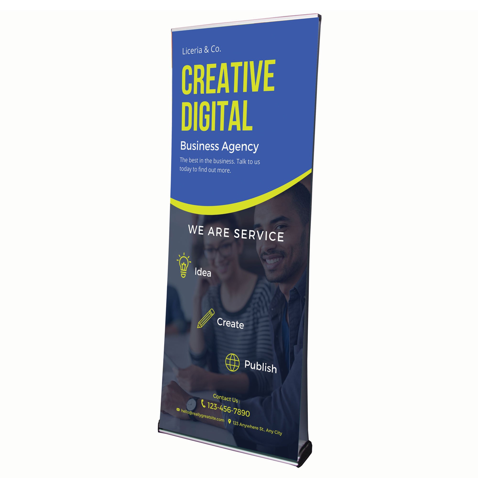 Premium Double Sided Roller Banner