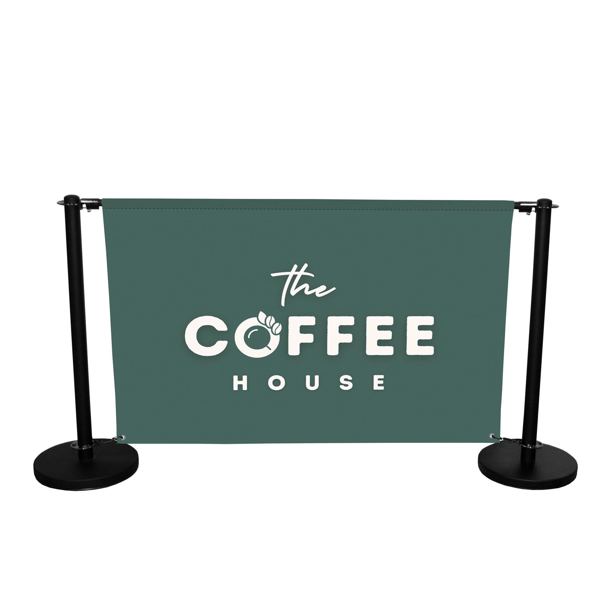 Economy Cafe Barrier Banner System