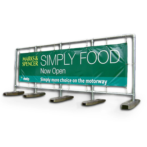 Free Standing Heavy Duty Advertising Banner Frame