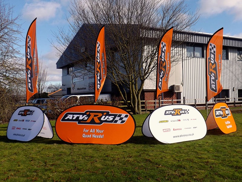 Pop Up Banner Frames With Flags