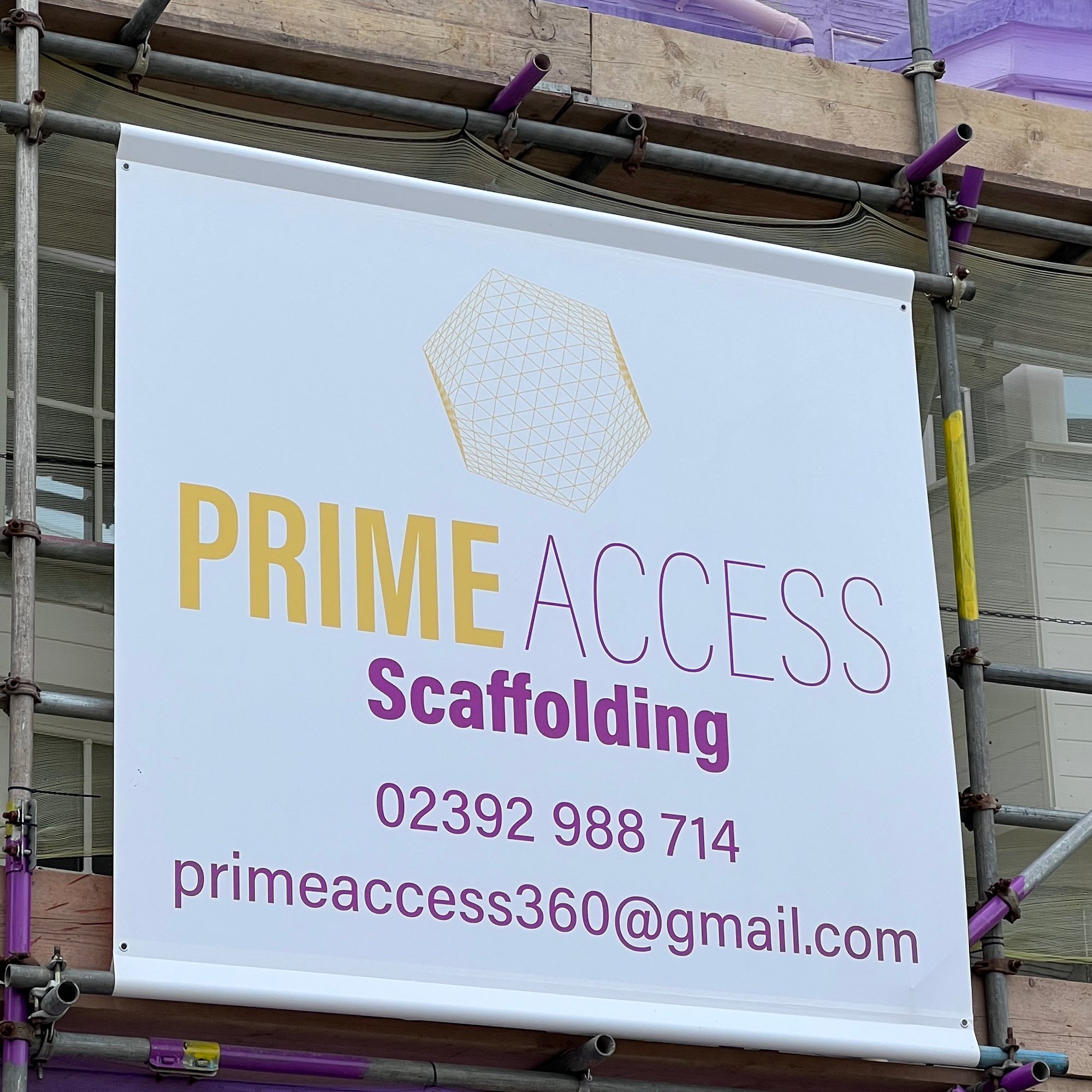 Scaffolding Banner