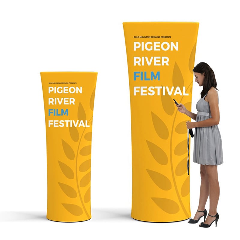 Double-Sided Tensioned Fabric Banner Stand