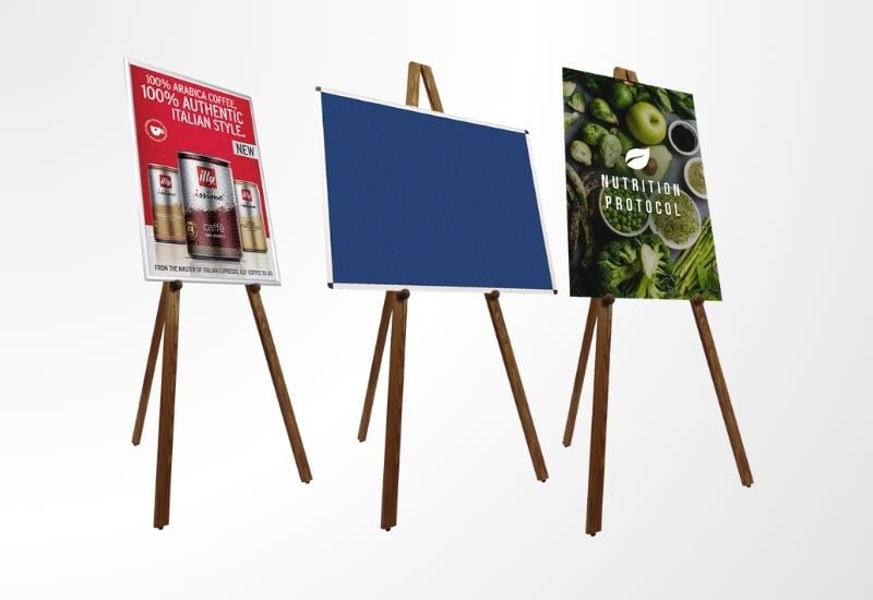 Variety Of Display Easels