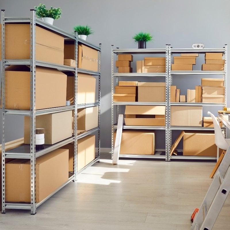 Chrome Wire Shelving Home Office