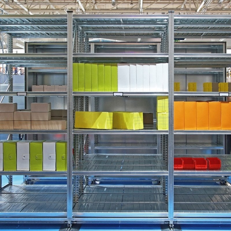 Warehouse Chrome Wire Shelving