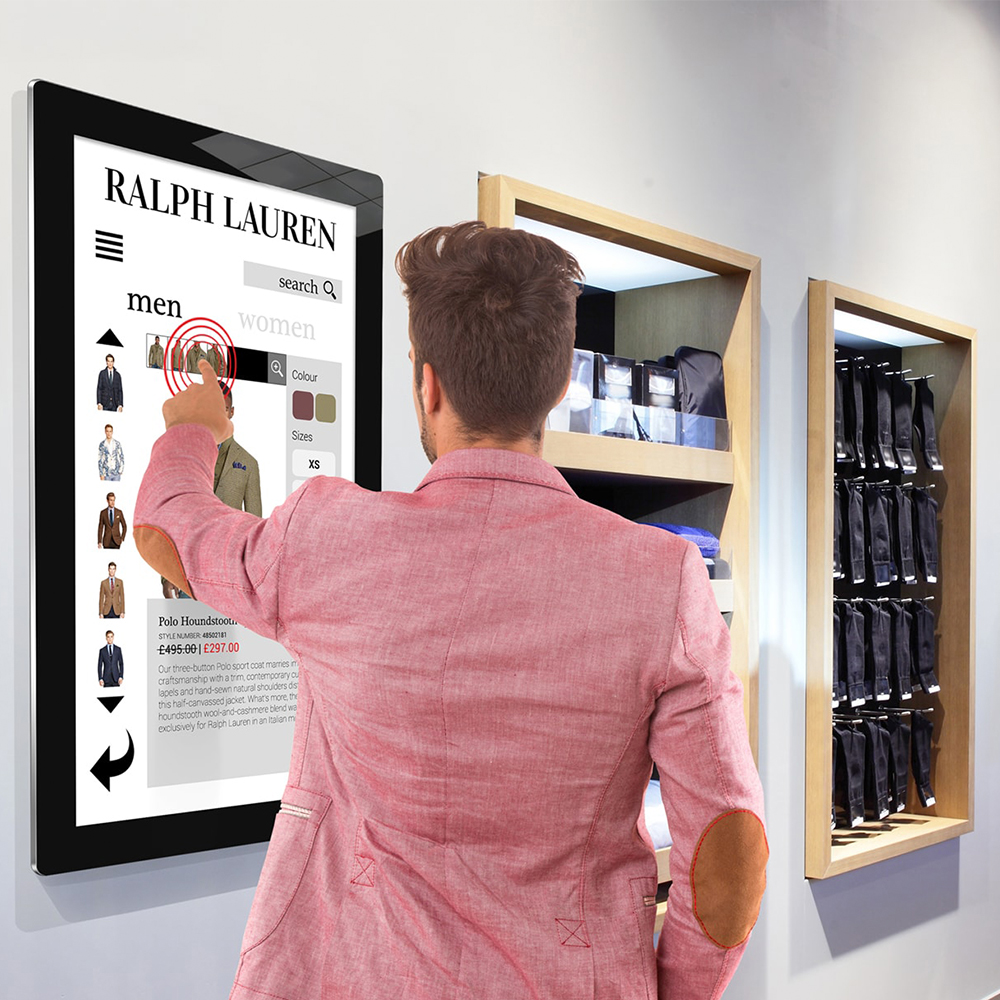 Wall Mounted Touchscreen Display For A More Interactive Experience