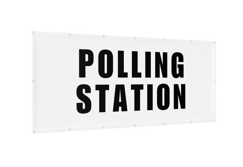 Polling Station Banner